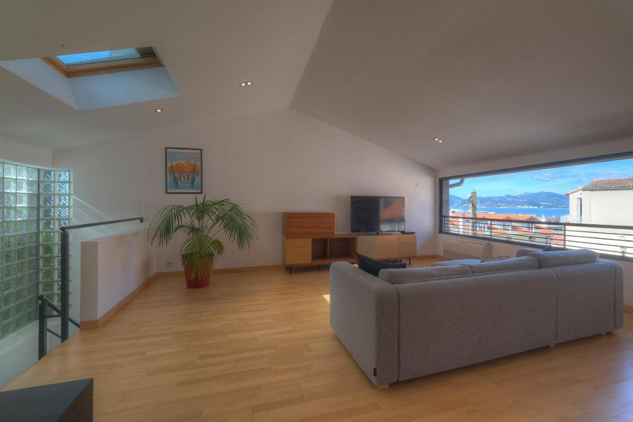 Immogroom - Beautiful Duplex - Sea View - Quiet - Ac - Wifi - Garage Cannes Exterior foto